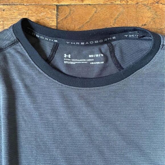 COPY - Under Armour Threadborne mens gray shirt size medium - Picture 3 of 3